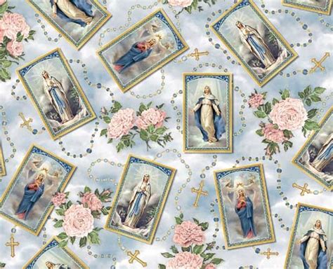 catholic mary mother theme fabric for sale metallic embroidery|marian fabrics.